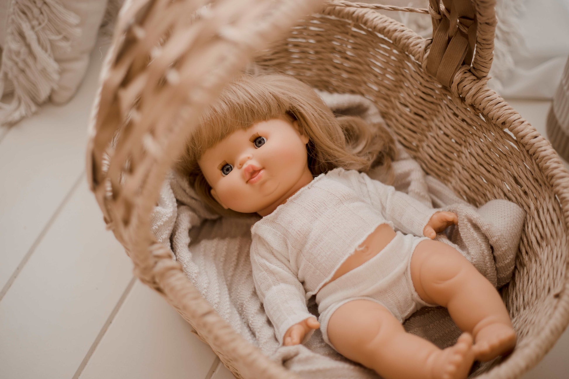 Jute Doll Basket