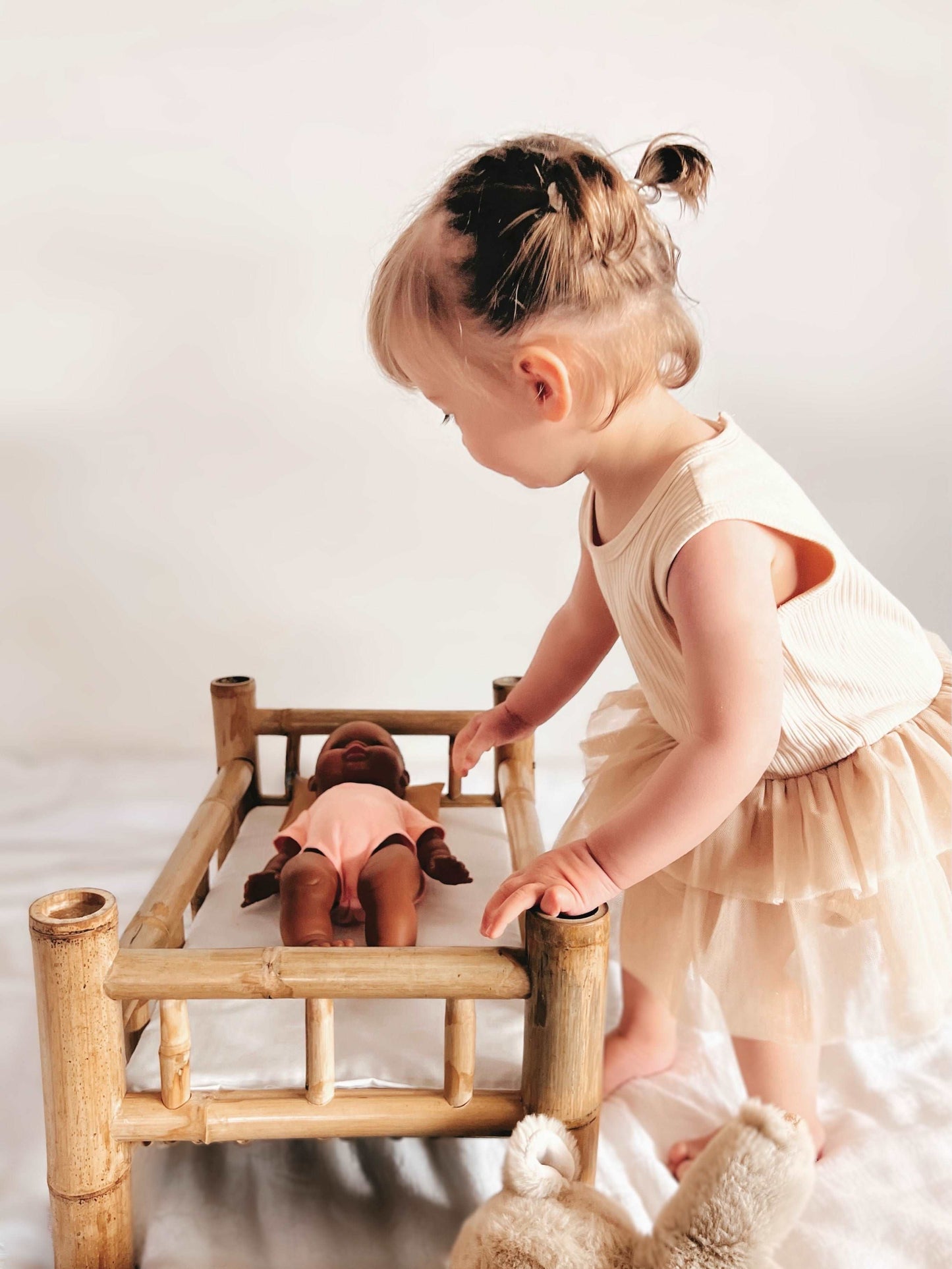 Bamboo Doll Bed