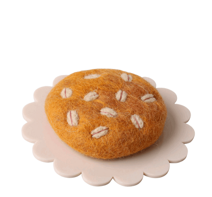 Juni Moon Anzac Biscuit - Juni Moon Play Felt Foods - Juni Moon Anzac Cookie