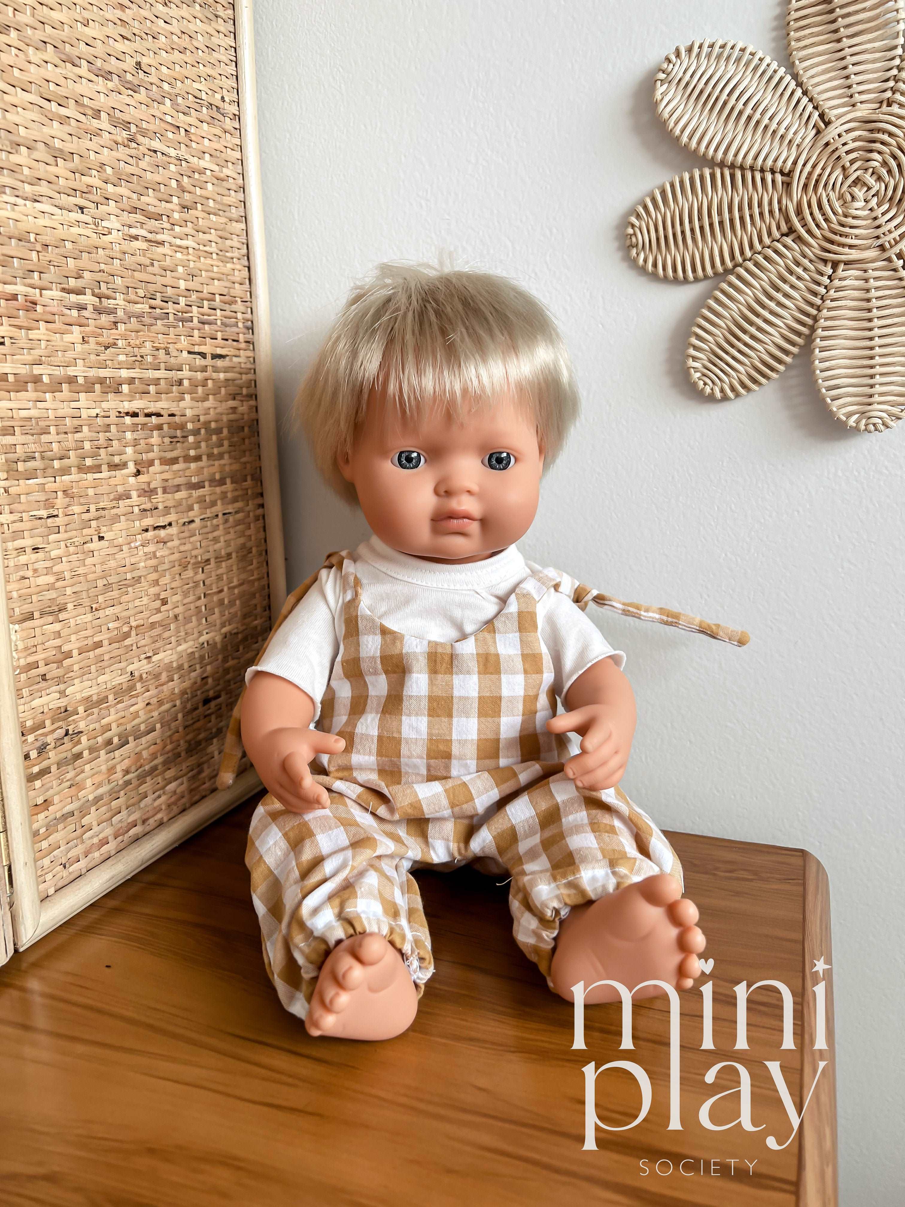 Miniland 2024 doll romper