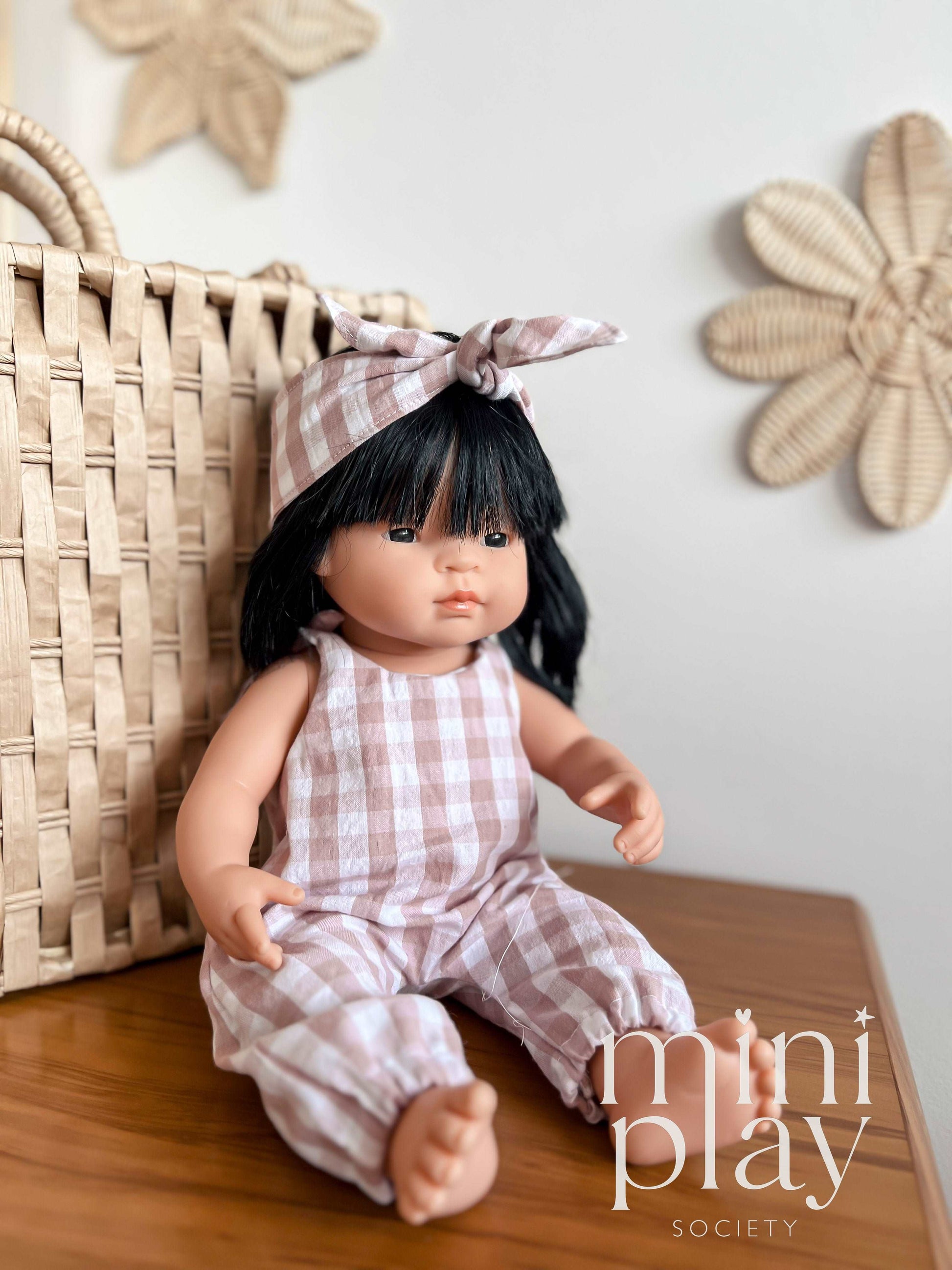 Doll Romper - Doll Clothing to suit 34-38cm Dolls - Miniland Doll Clothing - Mini Coletto Doll Clothing