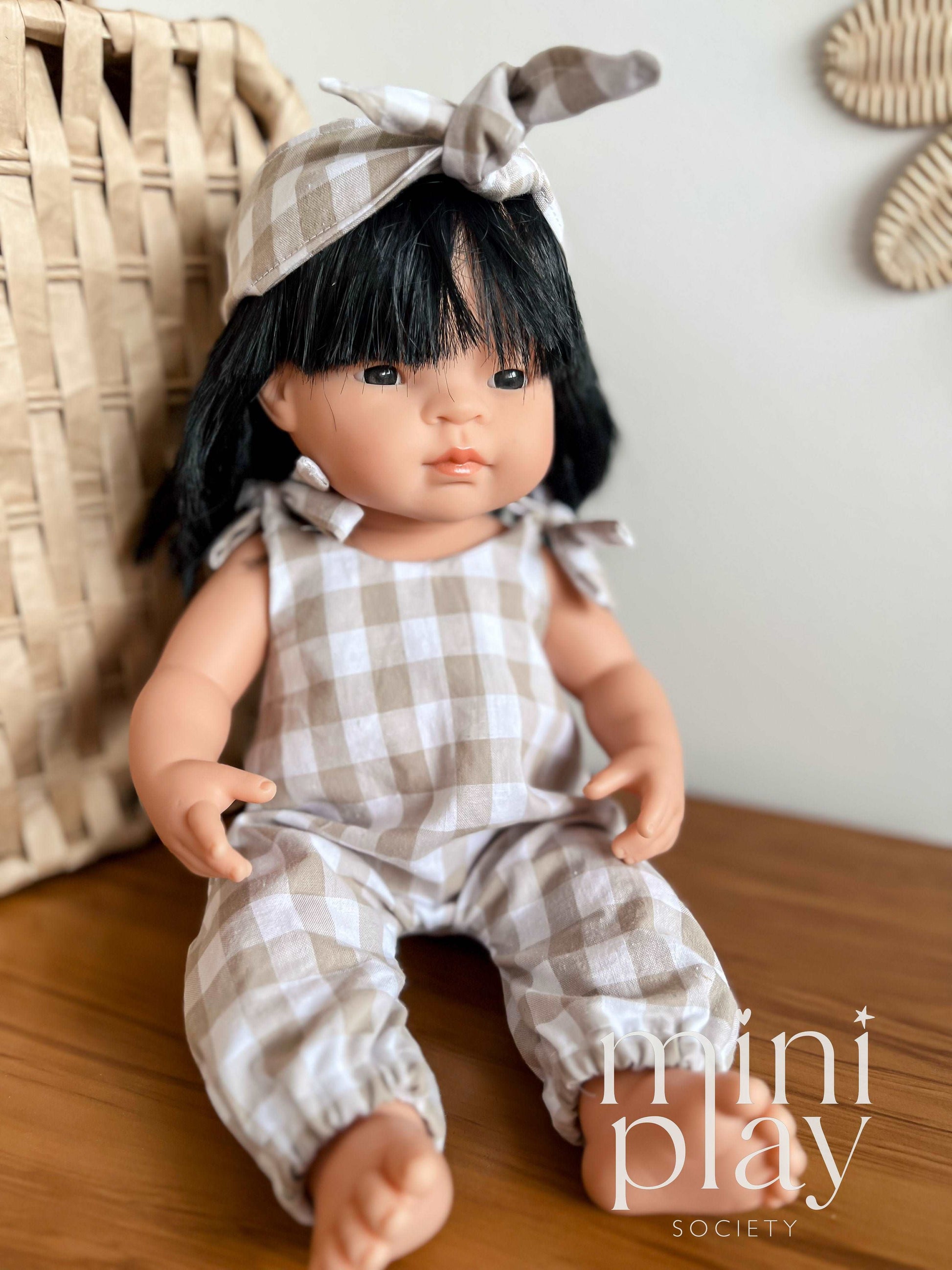 Doll Romper - Doll Clothing to suit 34-38cm Dolls - Miniland Doll Clothing - Mini Coletto Doll Clothing