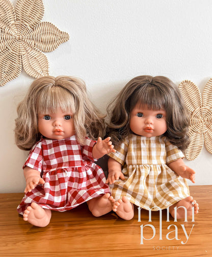 Garden Party Doll Dress in Gingham