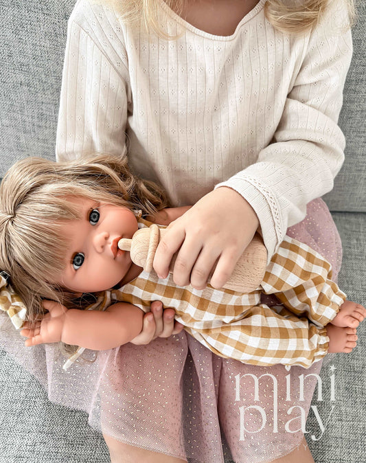 Wooden Baby Doll Bottle