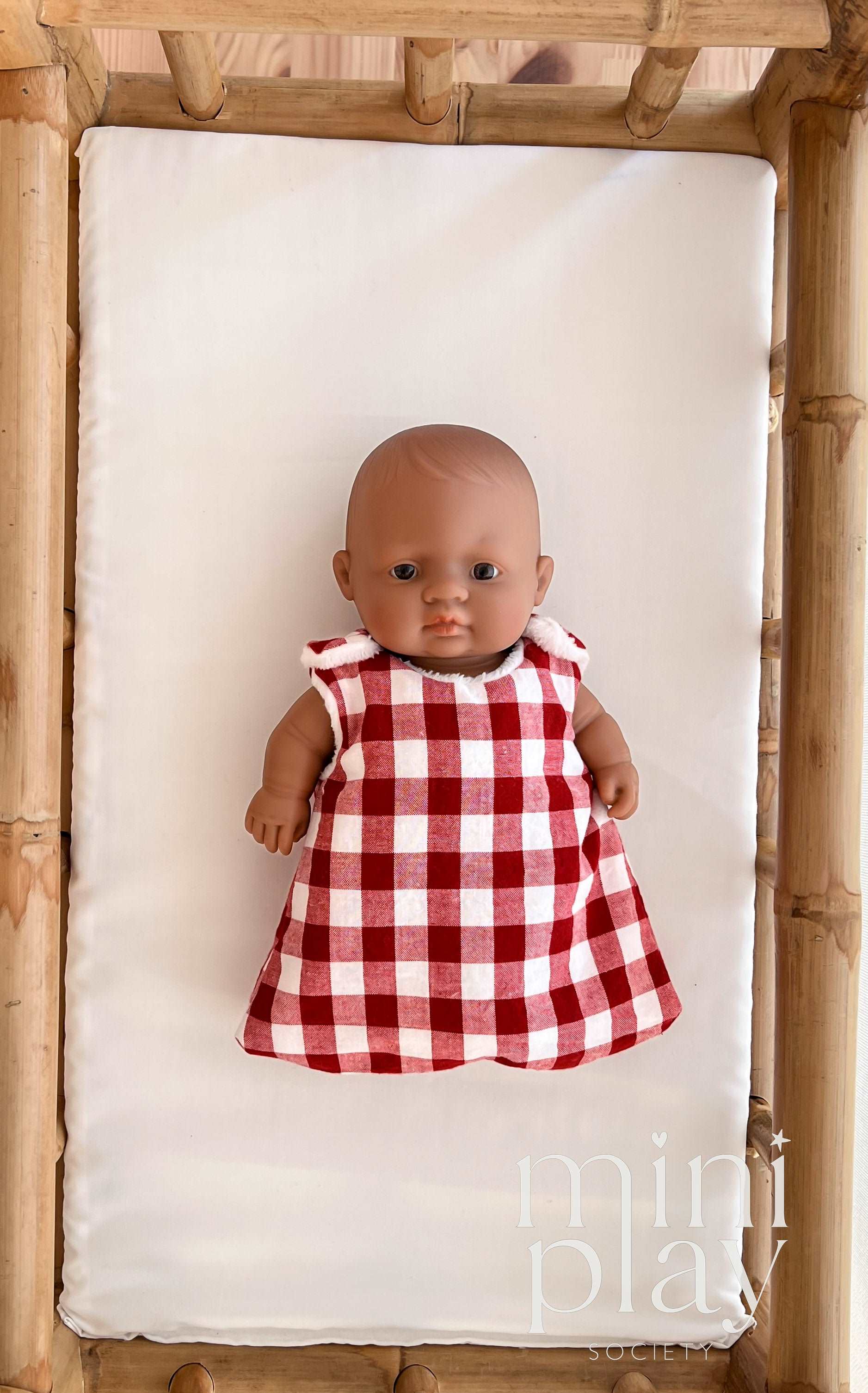 Doll Sleeping Bag in Gingham