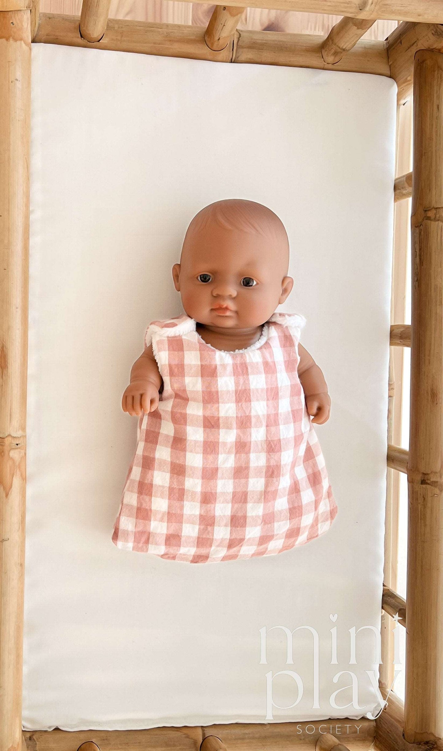 Doll Sleeping Bag in Gingham