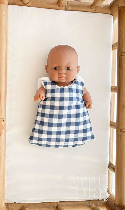 Doll Sleeping Bag in Gingham