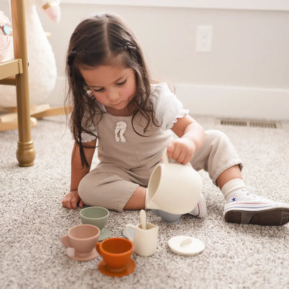 Children's Silicone Tea Play Set