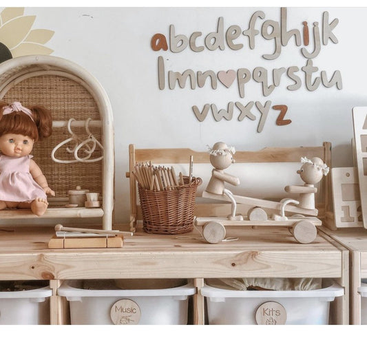 Wooden Alphabet Letter Set