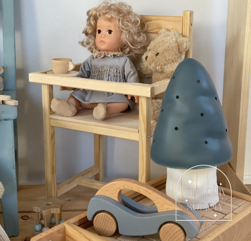 Wooden Doll Highchair